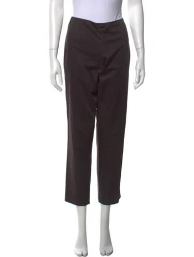 Pre-owned Pucci Straight Leg Pants In Brown
