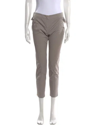 Pre-owned Pucci Straight Leg Pants In Grey