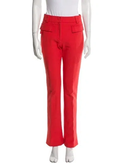 Pre-owned Pucci Straight Leg Pants In Orange