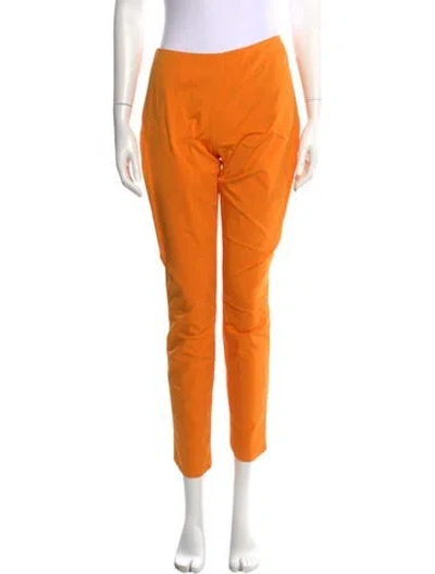 Pre-owned Pucci Straight Leg Pants In Orange