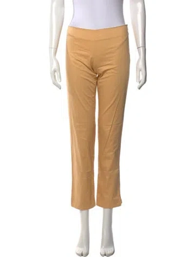 Pre-owned Pucci Straight Leg Pants In Orange