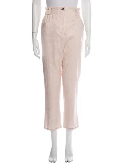 Pre-owned Pucci Straight Leg Pants In Pink