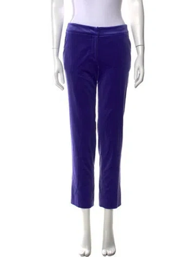 Pre-owned Pucci Straight Leg Pants In Purple