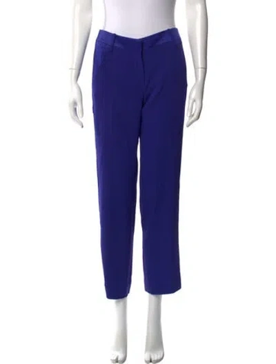 Pre-owned Pucci Straight Leg Pants W/ Tags In Blue
