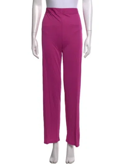 Pre-owned Pucci Straight Leg Pants W/ Tags In Pink