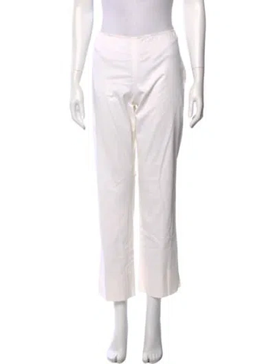 Pre-owned Pucci Straight Leg Pants In White