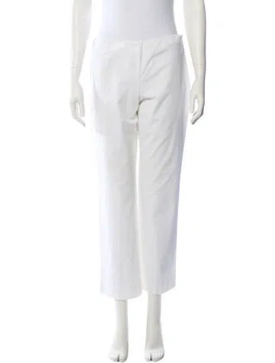 Pre-owned Pucci Straight Leg Pants In White