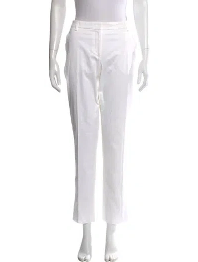Pre-owned Pucci Straight Leg Pants In White