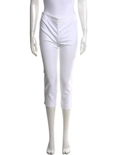 Pre-owned Pucci Straight Leg Pants In White
