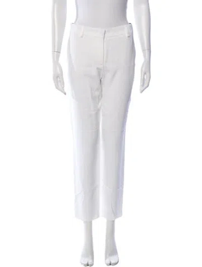 Pre-owned Pucci Straight Leg Pants In White