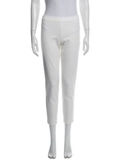 Pre-owned Pucci Straight Leg Pants In White