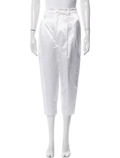 Pre-owned Pucci Straight Leg Pants In White