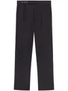 Pucci Straight-leg Trousers In Black