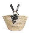 Pucci Straw Pesci Basket Bag