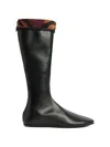 Pucci Stretch Boot With Printed-cuff In Multi