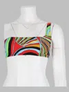 Pucci Stretch Polyamide Swimsuit With Elastane In Multi