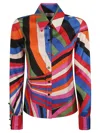 PUCCI STRIPE PATTERNED REGULAR SHIRT