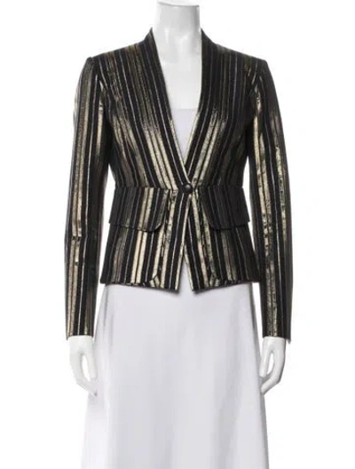 Pre-owned Pucci Striped Blazer In Multicolor