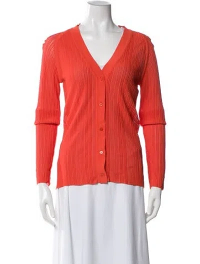 Pre-owned Pucci Striped Blazer In Orange