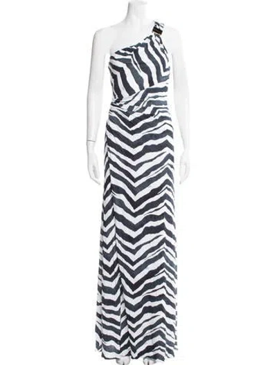 Pre-owned Pucci Striped Long Dress W/ Tags In Multi