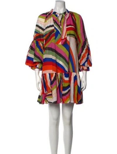 Pre-owned Pucci Striped Mini Dress In Multi