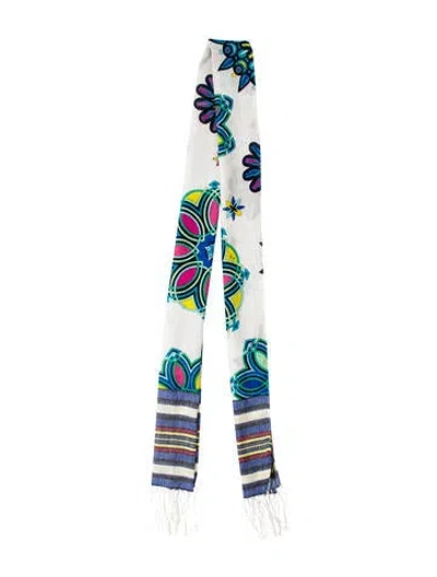 Pre-owned Pucci Striped Scarf In Multi