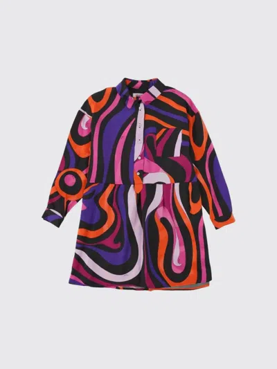 Pucci Suit Kids Color Black In Multi