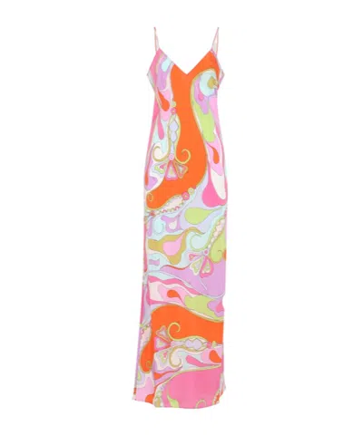 Pucci Suspender Dress In Multi