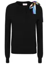 Pucci Sweater - Extrafine Viscose Blend In Black