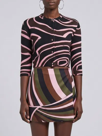 Pucci Sweater Woman Color Pink In Multi