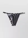 Pucci Swim Bottom With Thin Straps And Pattern In Multi