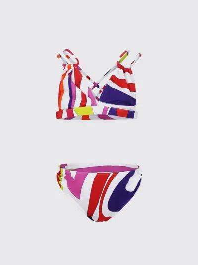 Pucci Swimsuit  Kids Color Orange In Multi