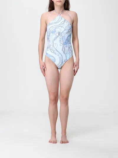 Pucci Swimsuit Woman In Blue