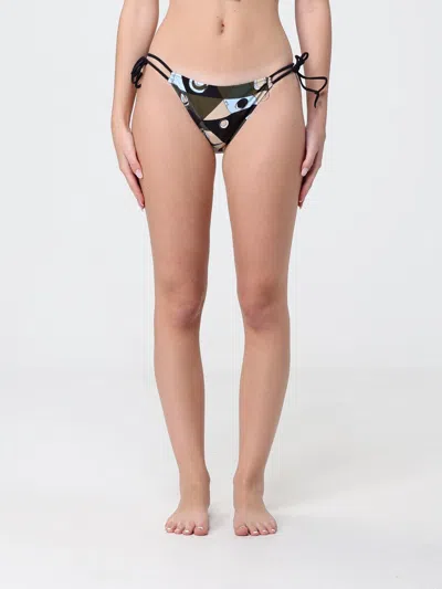 Pucci Swimsuit Woman Color Green In Multi