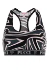 Pucci Geometric Racerback Top For Modern Style In Multi