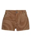 Pucci Swirl-print Cotton Shorts