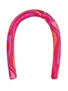 Pucci Swirl-print Pool Float In Pink