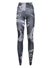 Pucci Swirl-print Tights In Multi