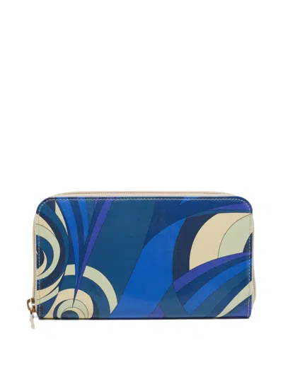 Pre-owned Pucci Swirl-print Wallet