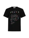 Pucci Black Cotton Short Sleeves T-shirt In Black