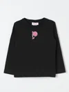 Pucci T-shirt  Kids Color Black In Schwarz