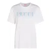 Pucci Crewneck Graphic Print Short Sleeves Soft Fabric
