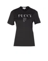 Pucci Crewneck Short Sleeve T-shirt With Regular Fit In Black