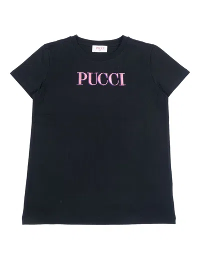 Pucci Kids' T-shirt/top In Blue