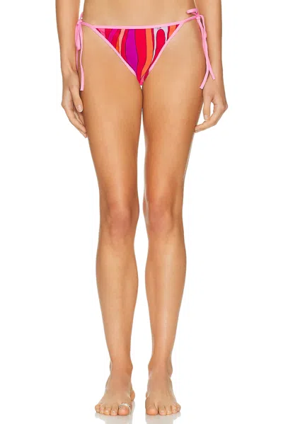Pucci Tie Side Bikini Bottom In Multi