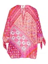 Pucci Tie-sleeve Patterned Beach Dress In Multi