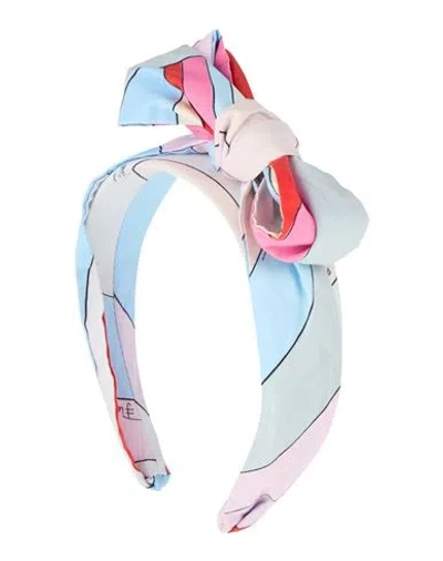 Pucci Babies'  Toddler Girl Hair Accessory Sky Blue Size - Cotton In Multi