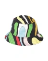 Pucci Toddler Girl Hat Black Size 6 Cotton, Elastane