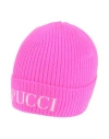 Pucci Babies'  Toddler Girl Hat Fuchsia Size 6 Wool, Cashmere In Pink