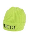 Pucci Toddler Girl Hat Light Green Size 6 Wool, Cashmere In Green